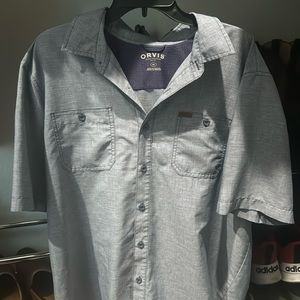 Or is short sleeve button down - 100% polyester